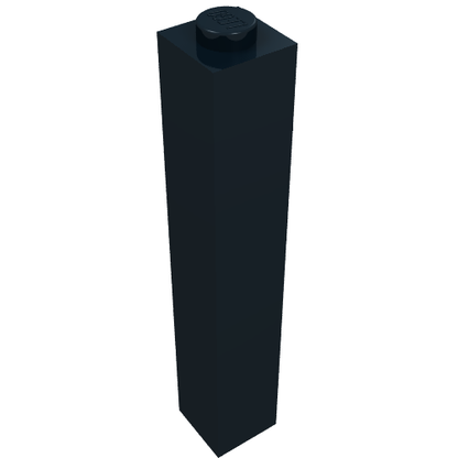 Part 2453b - Brick 1 x 1 x 5 - Solid Stud - De BrickPlaats