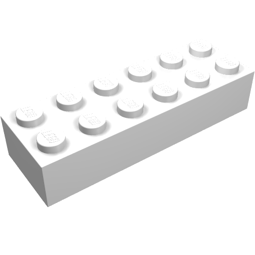 Part 2456 - Brick 2 x 6 - De BrickPlaats
