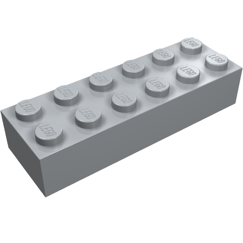 Part 2456 - Brick 2 x 6 - De BrickPlaats