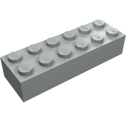 Part 2456 - Brick 2 x 6 - De BrickPlaats