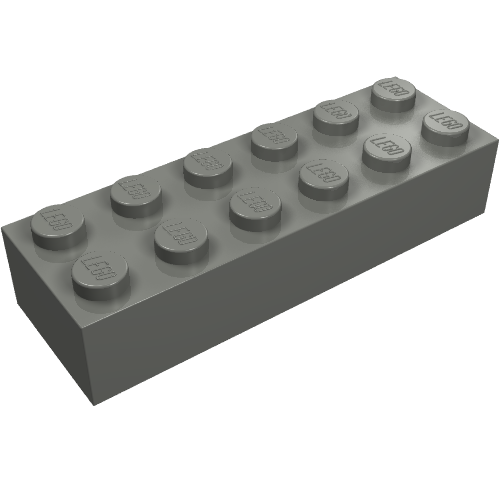Part 2456 - Brick 2 x 6 - De BrickPlaats