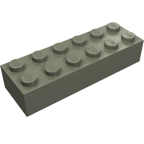 Part 2456 - Brick 2 x 6 - De BrickPlaats