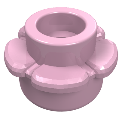 Part 24866 - Plate, Round 1 x 1 with Flower Edge (5 Petals) - De BrickPlaats