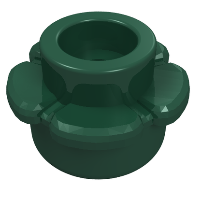 Part 24866 - Plate, Round 1 x 1 with Flower Edge (5 Petals) - De BrickPlaats