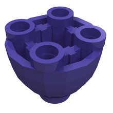 Part 24947 - Brick, Round 2 x 2 Dome Bottom with Studs - De BrickPlaats