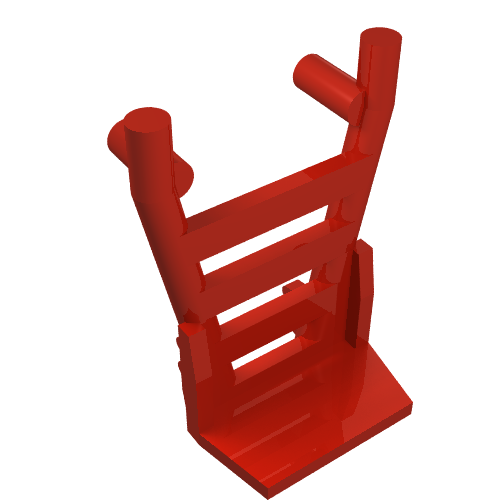Part 2495 - Minifigure, Utensil Hand Truck Frame - De BrickPlaats