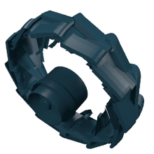 Part 2515 - Wheel Hard Plastic Large (54mm D. x 30mm) - De BrickPlaats