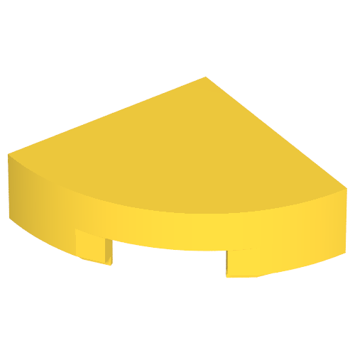 Part 25269 - Tile, Round 1 x 1 Quarter - De BrickPlaats