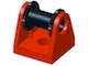 Part 2584c001 - String Reel 2 x 2 Holder with Black Drum (2584 / 2585) - De BrickPlaats