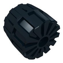 Part 2593 - Wheel Hard Plastic Medium (35mm D. x 31mm) - De BrickPlaats