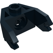 Part 2607 - Magnet Holder 2 x 3 with Clips and Pin Hole - De BrickPlaats