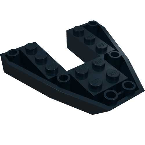 Part 2626 - Boat, Bow Brick 6 x 6 x 1 - De BrickPlaats