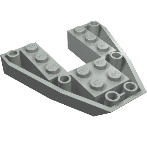 Part 2626 - Boat, Bow Brick 6 x 6 x 1 - De BrickPlaats