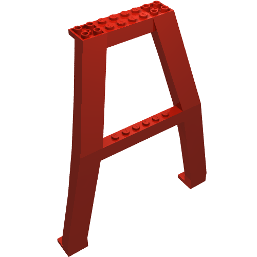 Part 2635 - Support Crane Stand Double - De BrickPlaats