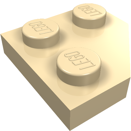 Part 26601 - Wedge, Plate 2 x 2 Cut Corner - De BrickPlaats
