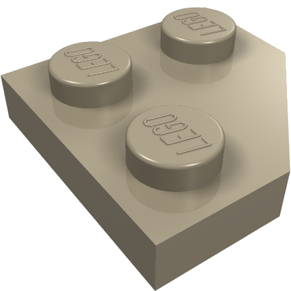 Part 26601 - Wedge, Plate 2 x 2 Cut Corner - De BrickPlaats