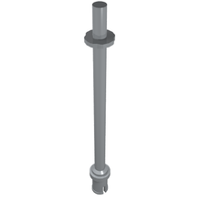 Part 2714b - Bar 8L with Stop Rings and Pin (Technic, Figure Accessory Ski Pole) - Flat End - De BrickPlaats