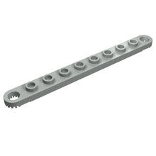 Part 2719 - Technic, Plate 1 x 10 with Toothed Ends - De BrickPlaats