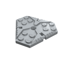 Part 27255 - Plate, Modified 6 x 6 Hexagonal with Pin Hole - De BrickPlaats