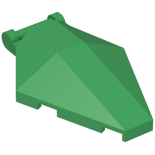 Part 27262 - Windscreen 6 x 4 x 1 Hexagonal with Bar Handle - De BrickPlaats
