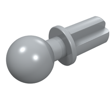 Part 2736 - Technic, Axle 1L with Tow Ball - De BrickPlaats