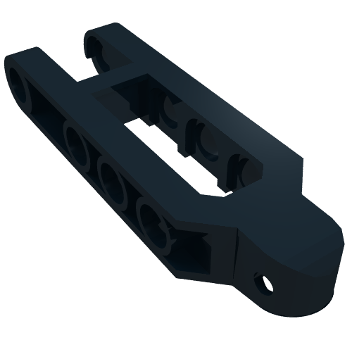 Part 2738 - Technic, Steering Arm 6.5 x 2 with Tow Ball Socket Squared, Un-Chamfered - De BrickPlaats