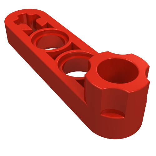 Part 2825 - Technic, Liftarm, Modified Stud Connector Thin 1 x 4 - De BrickPlaats