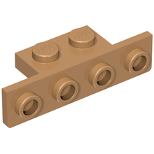 Part 28802 - Bracket 1 x 2 - 1 x 4 with Two Rounded Corners at the Bottom - De BrickPlaats