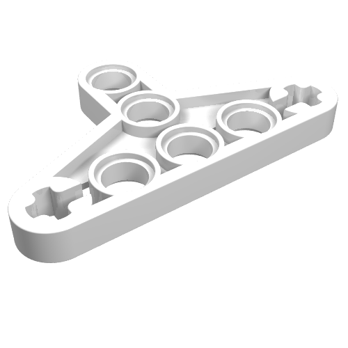 Part 2905 - Technic, Liftarm, Modified Triangle Thin 3 x 5 with Full Supports - De BrickPlaats