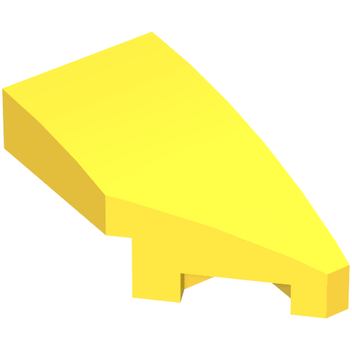 Part 29119 - Wedge 2 x 1 x 2/3 Right - De BrickPlaats