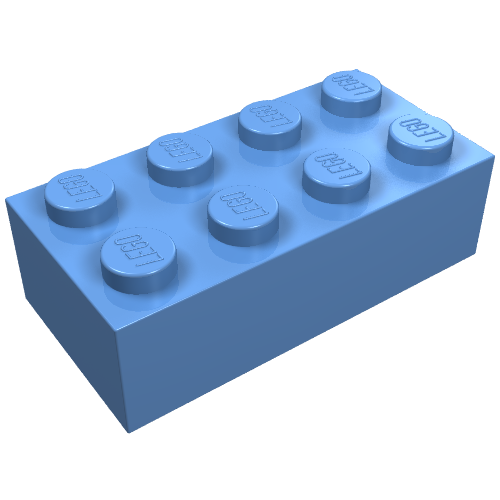Part 3001 - Brick 2 x 4 - De BrickPlaats