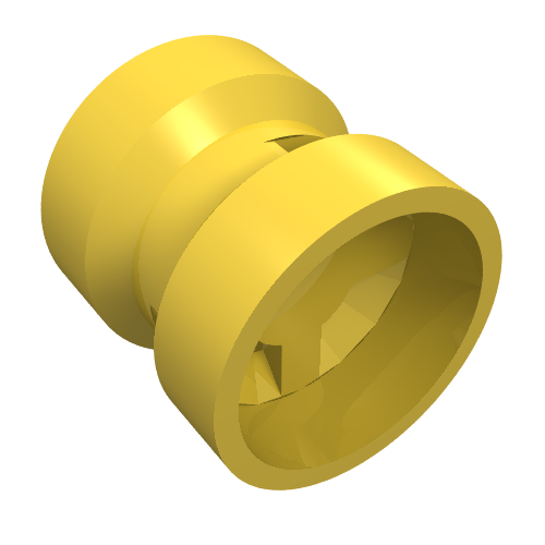Part 30027b - Wheel 8mm D. x 9mm for Slicks, Hole Notched for Wheels Holder Pin - De BrickPlaats