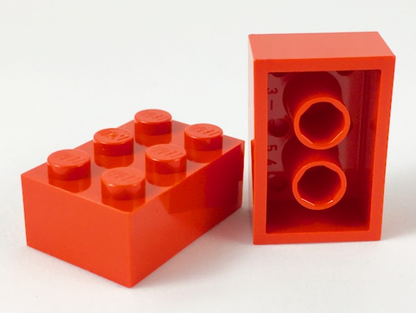 Part 3002old - Brick 2 x 3 without Cross Supports - De BrickPlaats