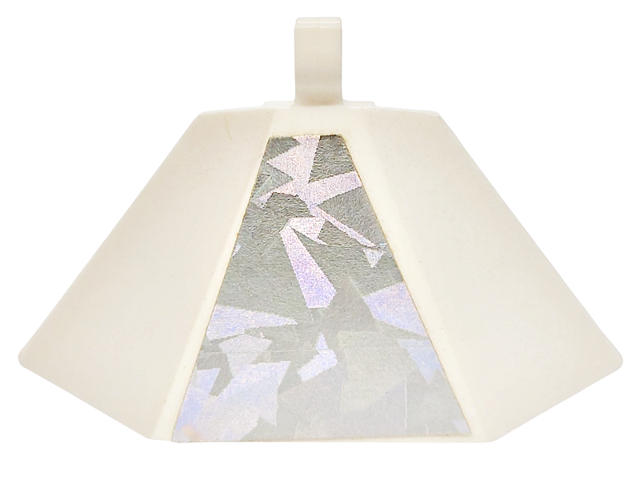 Part 30034pb01 - Panel 3 x 5 Solar / Deltoid with Clip with Holographic Trapezoid Pattern (Sticker) - Sets 1737 / 2154 / 5129 / 5384 / 6815 / 6856 / 6900 / 6915 / 6938 / 6958 / 6975 / 6982 / 6999 - De BrickPlaats