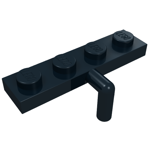 Part 30043 - Plate, Modified 1 x 4 with Bar Arm Down - De BrickPlaats