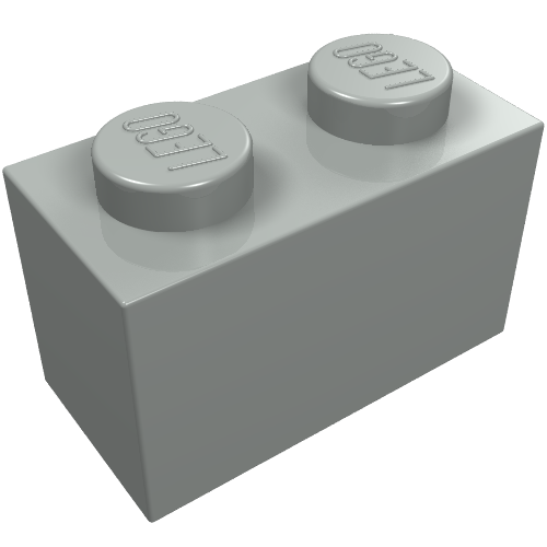 Part 3004 - Brick 1 x 2 - De BrickPlaats