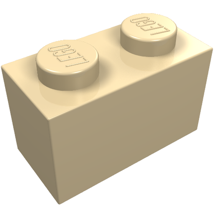 Part 3004 - Brick 1 x 2 - De BrickPlaats
