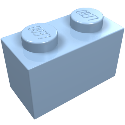 Part 3004 - Brick 1 x 2 - De BrickPlaats