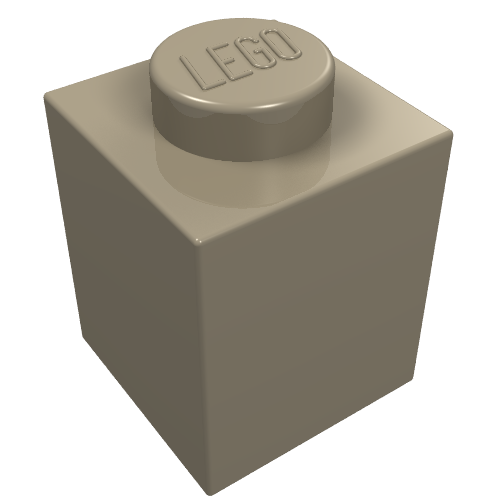 Part 3005 - Brick 1 x 1 - De BrickPlaats