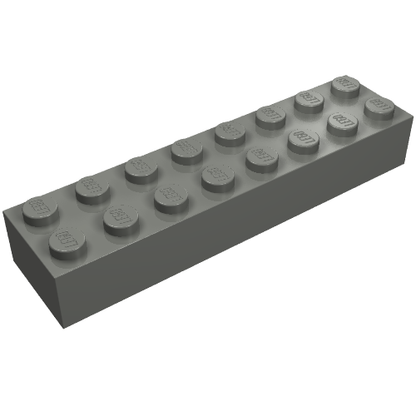 Part 3007 - Brick 2 x 8 - De BrickPlaats