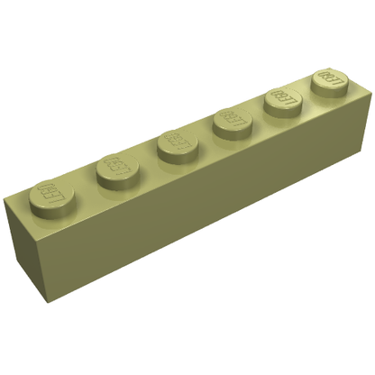 Part 3009 - Brick 1 x 6 - De BrickPlaats