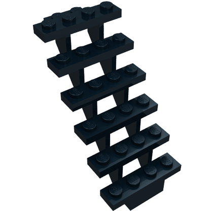 Part 30134 - Stairs 7 x 4 x 6 Straight Open - De BrickPlaats