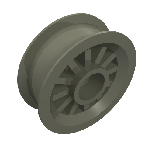 Part 30155 - Wheel Spoked 2 x 2 with Pin Hole - De BrickPlaats