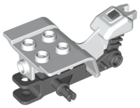 Part 30187c00b - Tricycle Body Top with Dark Bluish Gray Chassis (30187 / 30188) - De BrickPlaats