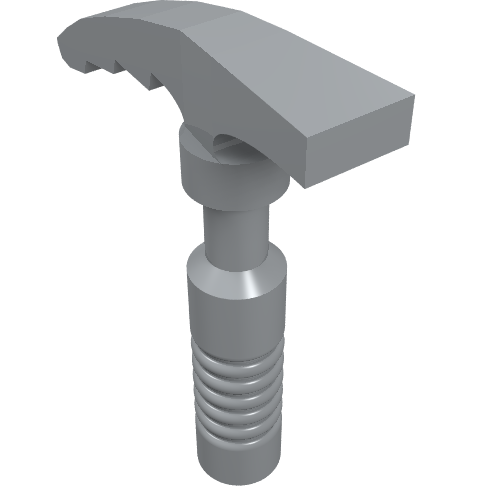 Part 30193 - Minifigure, Utensil Ice Axe - 6-Rib Handle - De BrickPlaats