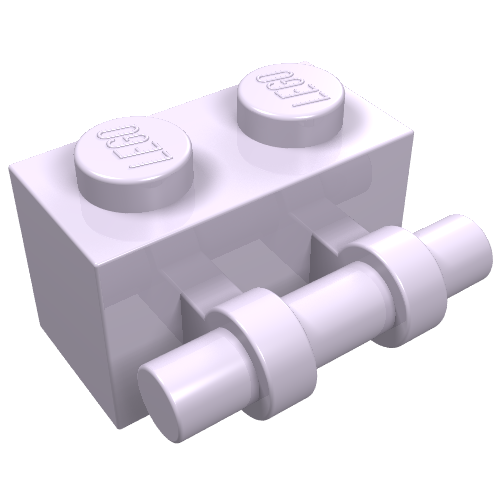 Part 30236 - Brick, Modified 1 x 2 with Bar Handle on Side - De BrickPlaats