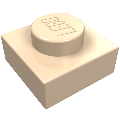 Part 3024 - Plate 1 x 1 - De BrickPlaats