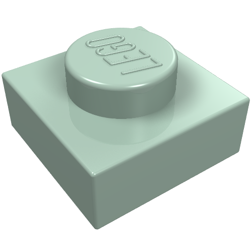 Part 3024 - Plate 1 x 1 - De BrickPlaats