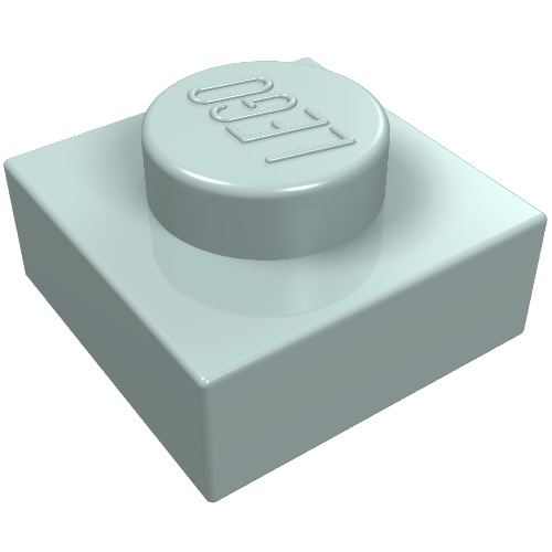 Part 3024 - Plate 1 x 1 - De BrickPlaats