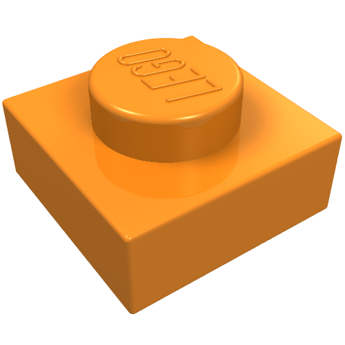 Part 3024 - Plate 1 x 1 - De BrickPlaats